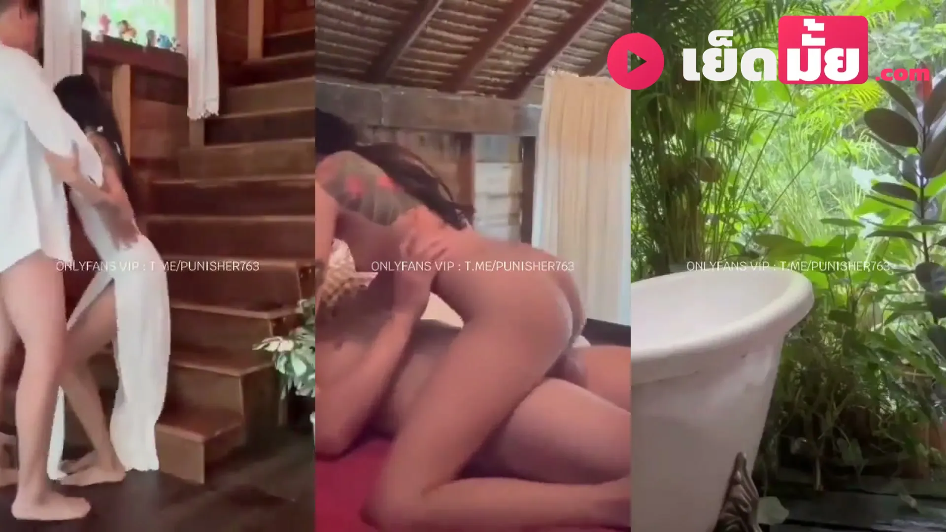 คลิปหลุด น้องไข่ดาว kaidaw_99 เปลี่ยนที่เย็ดริมระเบียง โม็คควยผัวแล้วให้ซอยตรงนั้นเลย
